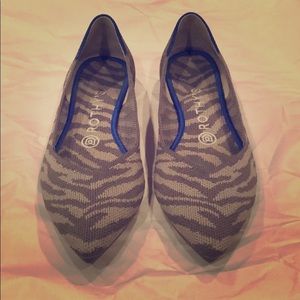 Rothy’s The Point - Zebra Stripe Flats